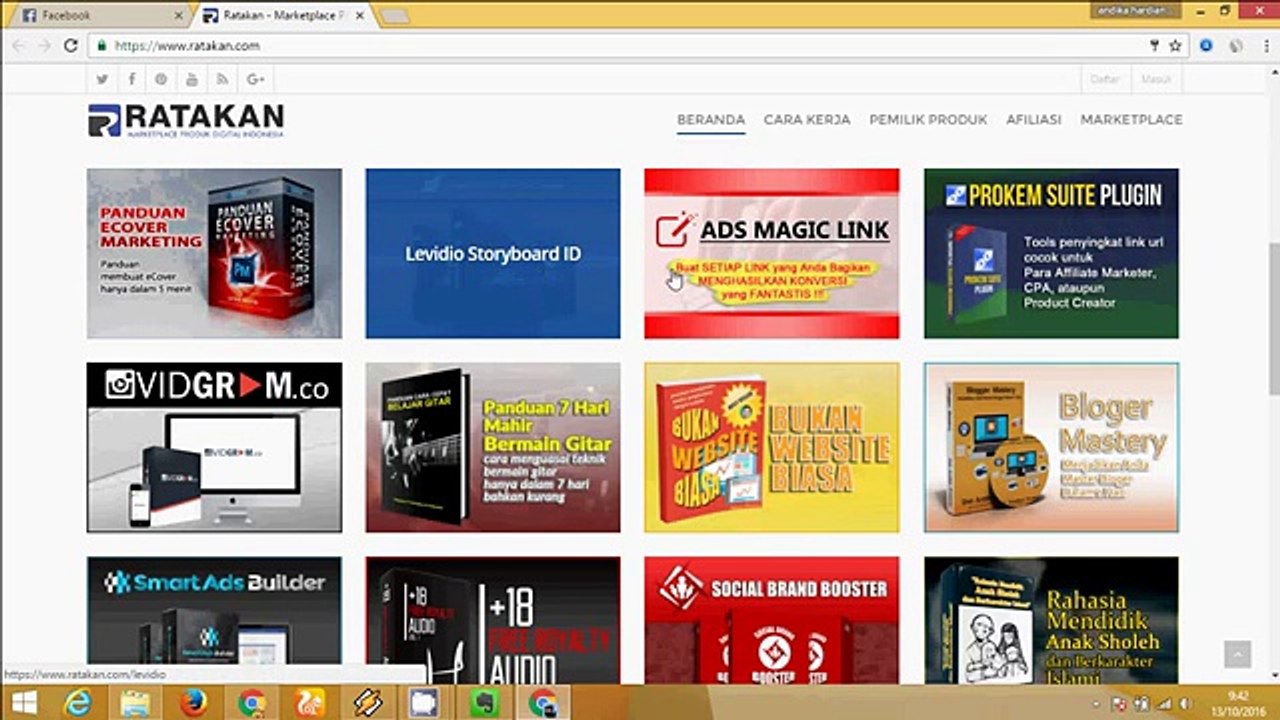 TUTORIAL !!cara daftar affiliate ratakan