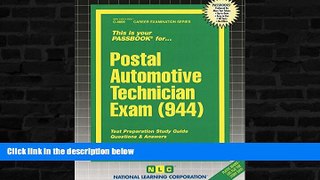Online eBook Postal Automotive Technician Exam (944) (Passbooks) (Career Series (Natl Learning