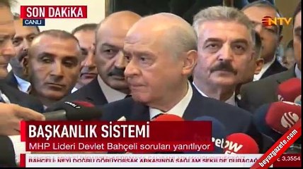 Devlet Bahçeli'den Küçükkaya'ya eleştiri