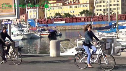 Station solaire et vélo électrique : le témoignage du Port de Nice