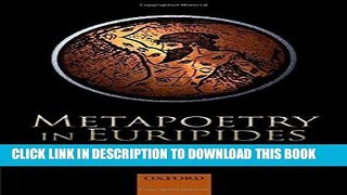 [Free Read] Metapoetry in Euripides Free Online
