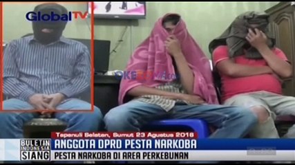 Anggota DPRD Pesta Narkoba