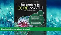 PDF ONLINE Holt McDougal Mathematics: Explorations in Core Math, for Common Core: Geometry READ