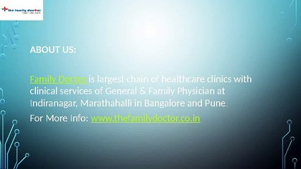 Family Doctor In Bangalore