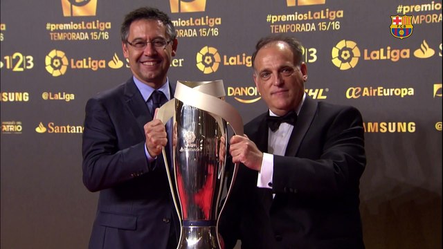 Josep Maria Bartomeu explica l’absència dels jugadors del FC Barcelona a la Gala de la LFP