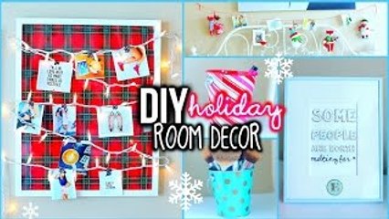 DIY Holiday Room Decorations! + Easy Ways To Organize!