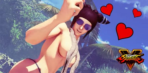 Juri sale de la ducha - Street Fighter 5