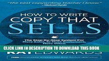 [Free Read] How to Write Copy That Sells: The Step-By-Step System for More Sales, to More