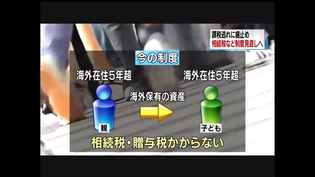 20161022ＮＨＫ　富裕層の課税逃れに歯止め 海外資産に対し課税強化へ