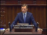 Poseł Łukasz Schreiber - Wystąpienie z dnia 20 pa�dziernika 2016 roku.
