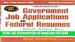 [Free Read] Government Job Applications   Federal Resumes (Government Jobs Series) Full Online