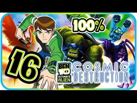 Ben 10 Cosmic Destruction Walkthrough Part 16 (PS3, X360, PS2, PSP, Wii) 100% Final Boss + Ending