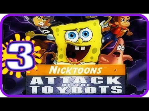 Nicktoons: Attack of the Toybots Walkthrough Part 3 (PS2, Wii)