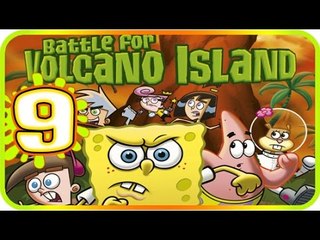 Nicktoons: Battle for Volcano Island Walkthrough Part 9 (PS2, Gamecube) 100% Level 9 Ancient's Peak