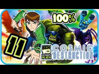 Ben 10 Cosmic Destruction Walkthrough Part 11 (PS3, X360, PS2, PSP, Wii) 100% Level 6 : Amazon