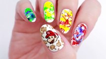 Paper Mario Color Splash Nails