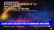 [Free Read] Propensity Score Analysis: Statistical Methods and Applications (Advanced Quantitative