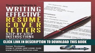 [Free Read] Complete Guide to Writing Effective Resume Cover Letters: Step-by-Step Instructions