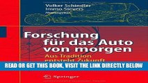 [FREE] EBOOK Forschung fÃ¼r das Auto von morgen: Aus Tradition entsteht Zukunft (German Edition)