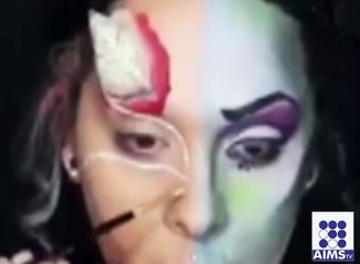 ایسا میک اپ جس نے انسان کو ہی بدل دیا