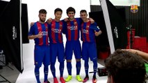FCB Masia: making of de la sessió de fotos del Barça B
