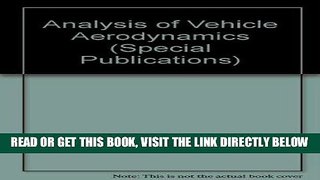 [READ] EBOOK Analysis of Vehicle Aerodynamics (S P (Society of Automotive Engineers)) ONLINE