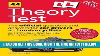 [READ] EBOOK AA Theory Test (AA Driving Test) (AA Driving Test Series) 10th (tenth) Revised