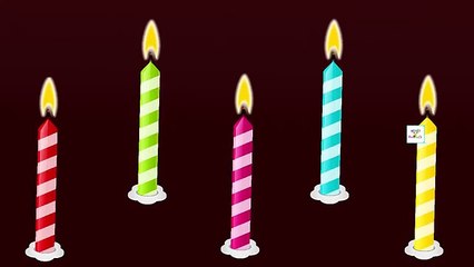 Christmas Candles Finger Family Song | Candles Cartoon Finger Family Nursery Rhymes for Children