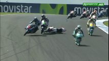 Une chute impressionnante de 4 motos lors d'un grand prix !