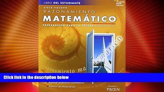 FULL ONLINE  Steck-Vaughn GED: Test Prep 2014 GED Mathematical Reasoning Spanish Student Edition