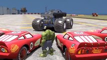 Hulk conduit Flash McQueen Disney cars 2 | Dessin animé pour enfant
