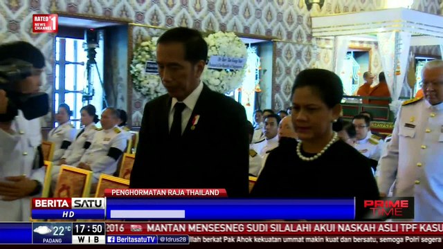Jokowi Beri Penghormatan Terakhir Raja Thailand