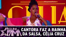 Cantora encarna a Rainha da Salsa, Célia Cruz