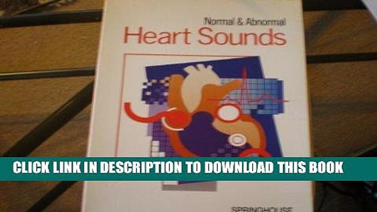 [FREE] EBOOK Normal and Abnormal Heart Sounds (Springhouse Audio) ONLINE COLLECTION