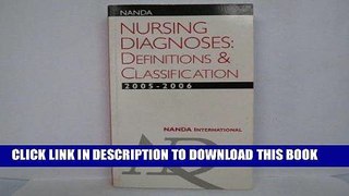 [FREE] EBOOK Nanda Nursing Diagnoses: Definitions and Classification 2005-2006 ONLINE COLLECTION