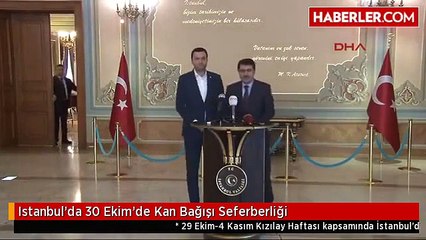 Istanbul'da 30 Ekim'de Kan Bağışı Seferberliği