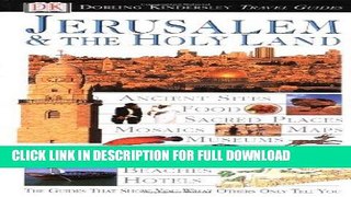 Best Seller Jerusalem   the Holy Land (Dorling Kindersley Travel Guides) Free Download