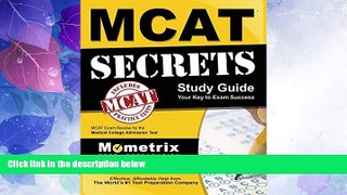 FAVORITE BOOK  MCAT Secrets Study Guide: MCAT Exam Review for the Medical College Admission Test