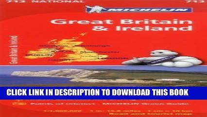 下载视频: Best Seller Michelin Great Britain   Ireland Map 713 (Maps/Country (Michelin)) Free Read