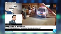 Pakistan: Islamic state group, Taliban and a third terror group claim responsibility for Quetta police academy attack
