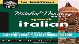 Best Seller Michel Thomas Methodâ„¢ Italian For Beginners, 10-CD Program (Michel Thomas Speak...)