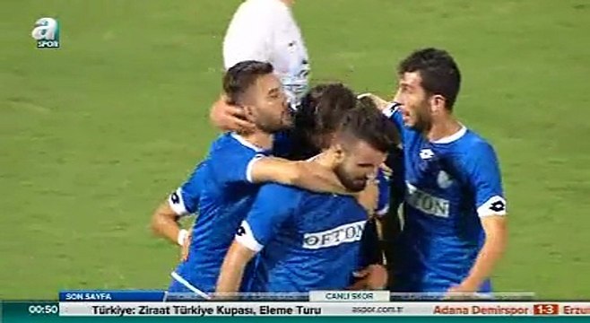 21.09.2016 - 201 6-2017 Turkish Cup 2nd Qualifying Round Adana Demirspor 1-3 Büyükşehir Belediye Erzurumspor