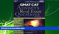 complete  GMAT: Answers to the Real Essay Questions