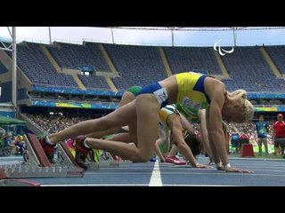 Athletics | Women's 100m - T13 Round 1 Heat 2  | Rio 2016 Paralympic Game