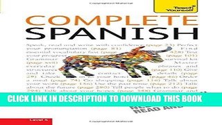 Ebook Complete Spanish with Two Audio CDs: A Teach Yourself Guide (Teach Yourself Language) Free