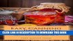 Best Seller Easy Canning and Preserves Cookbook (Canning Cookbook, Canning Recipes, Preserves and