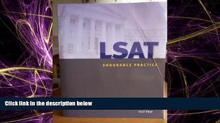 FAVORITE BOOK  LSAT Endurance Practice 2011