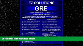 FAVORITE BOOK  EZ GRE - Math Strategies