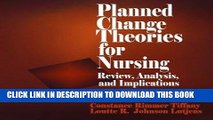 [FREE] EBOOK Planned Change Theories for Nursing: Review, Analysis, and Implications