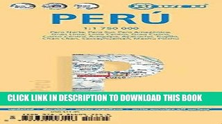 Best Seller Laminated Peru Map by Borch (English, Spanish, French, Italian and German Edition)